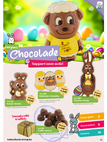 Chocolade Actie Voorjaar VL